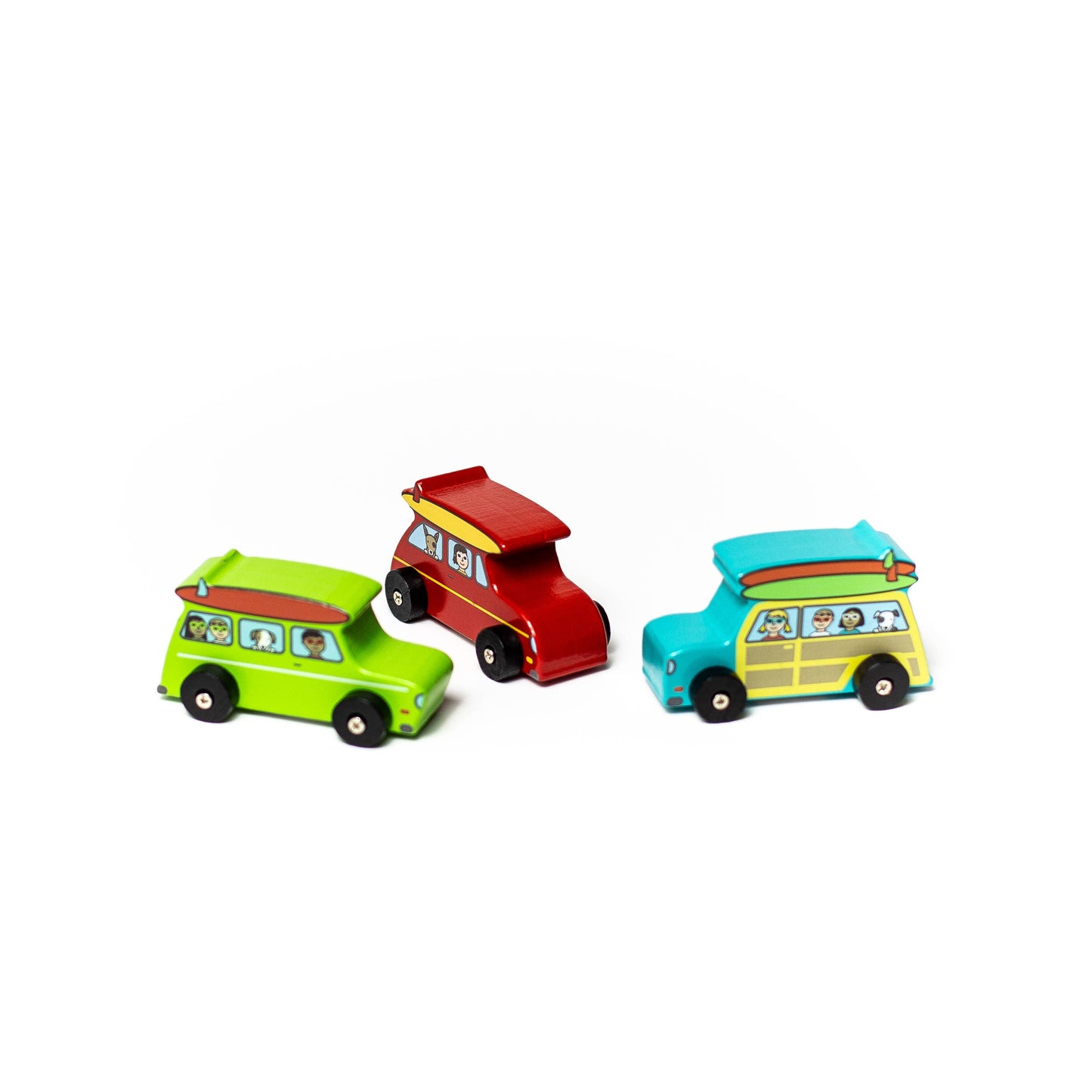 Pull Back Surfer Vans Refill - Set of 24