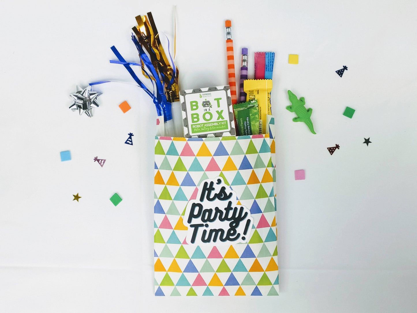 Bot In A Box Craft Robot | Stocking Stuffer | Party Favor: 4-Pack / Classic Edition