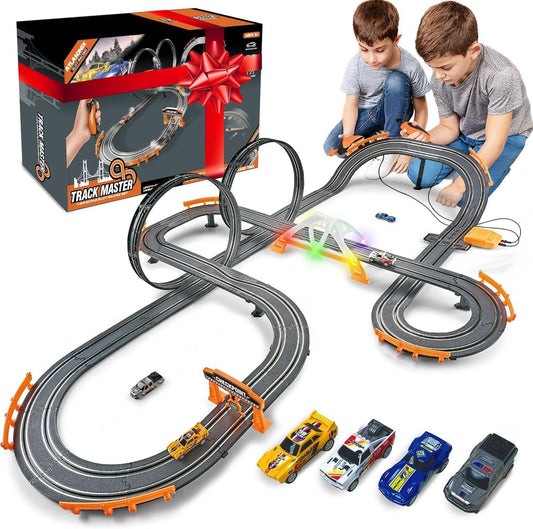 Slot Car Race Track Sets, Battery or Electric Race Car Track: Ultimate Track Master