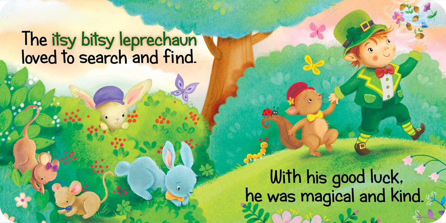 Itsy Bitsy Leprechaun by Jeffrey Burton: Board Books; 16 pages / English