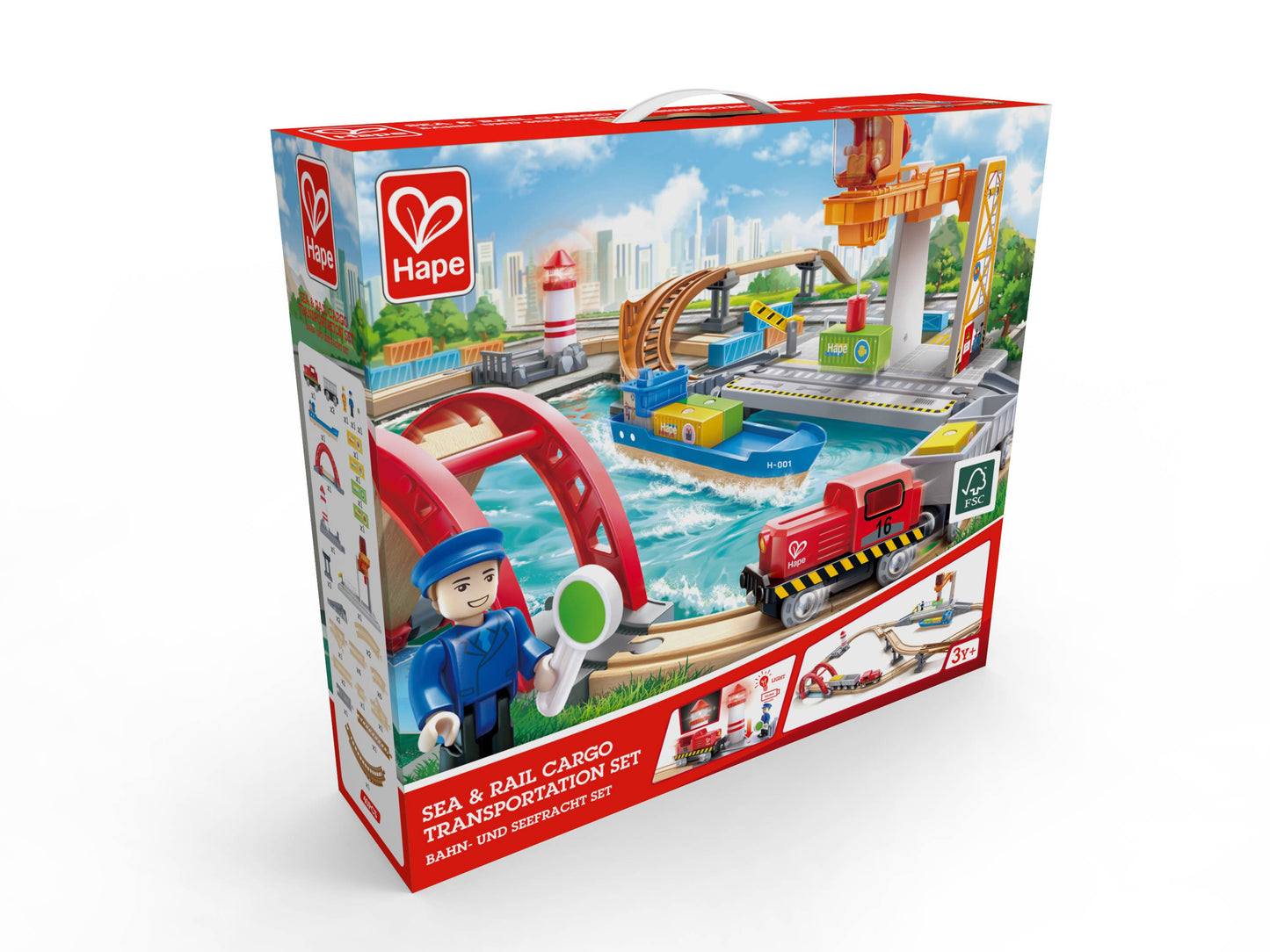 Sea & Rail Cargo Transportation Set