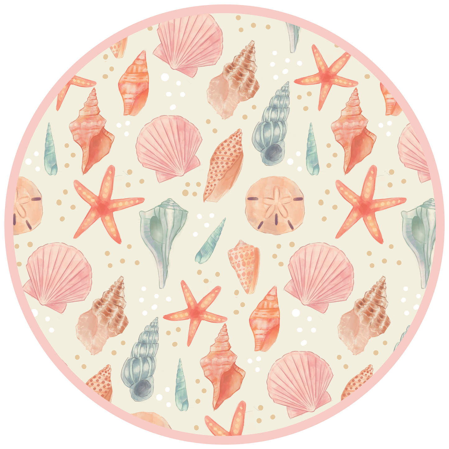 Sandy Seashells Shell Beachy Baby Lovey Newborn Gift: Beige/Multi / O/S