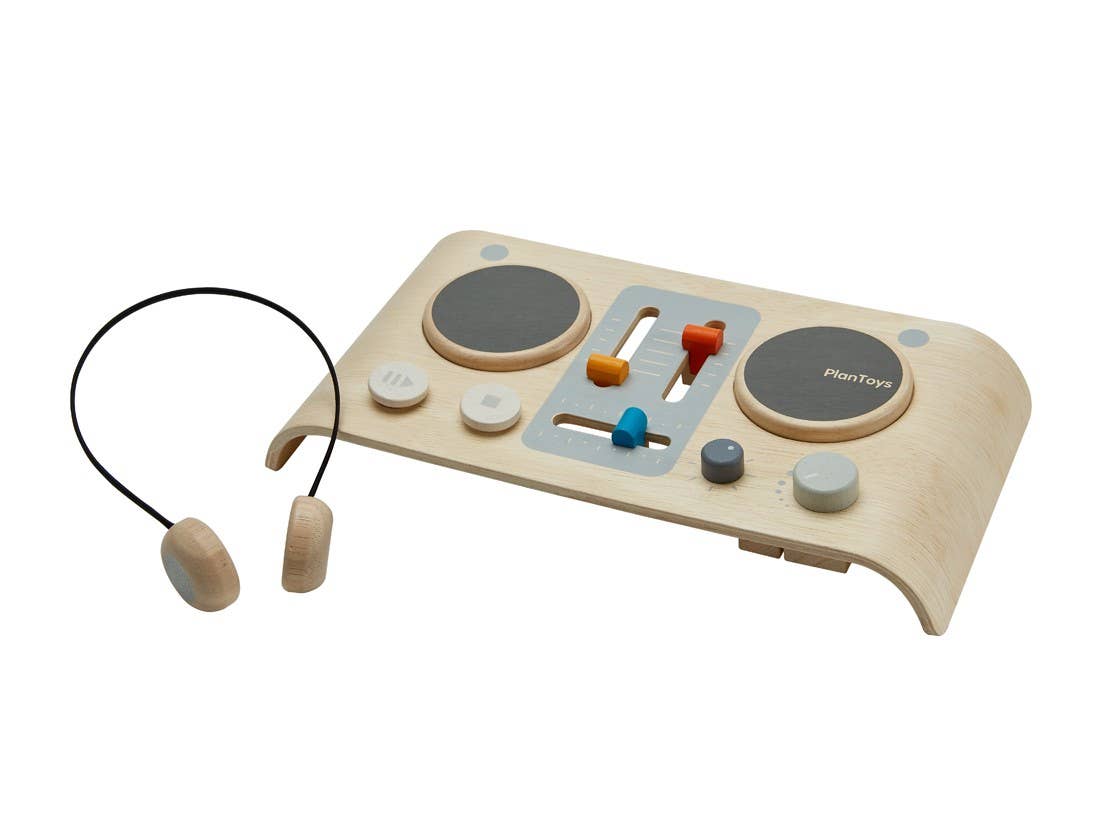 DJ Mixer and Headphones