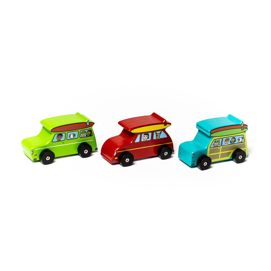 Pull Back Surfer Vans Refill - Set of 24