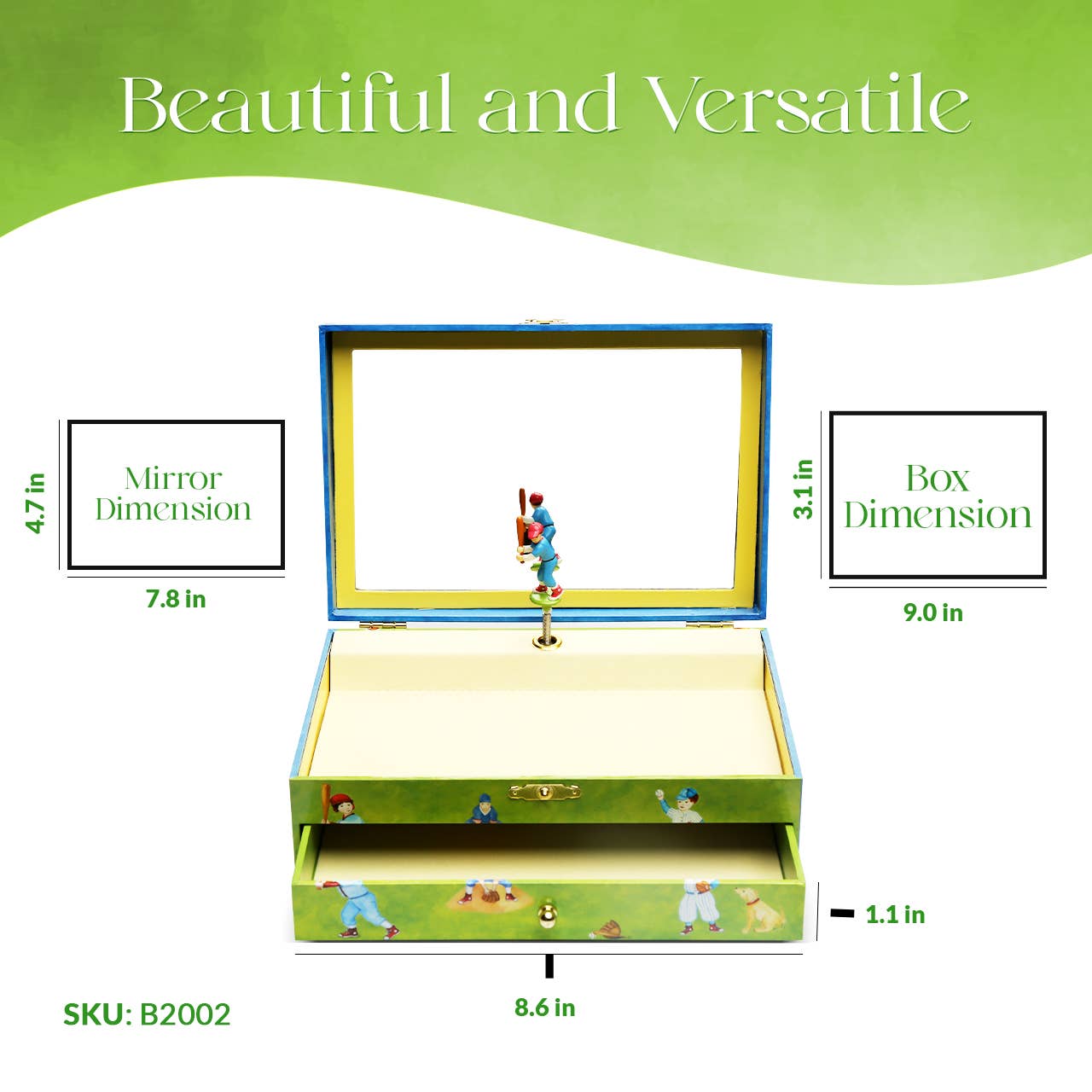 Baseball Music Box