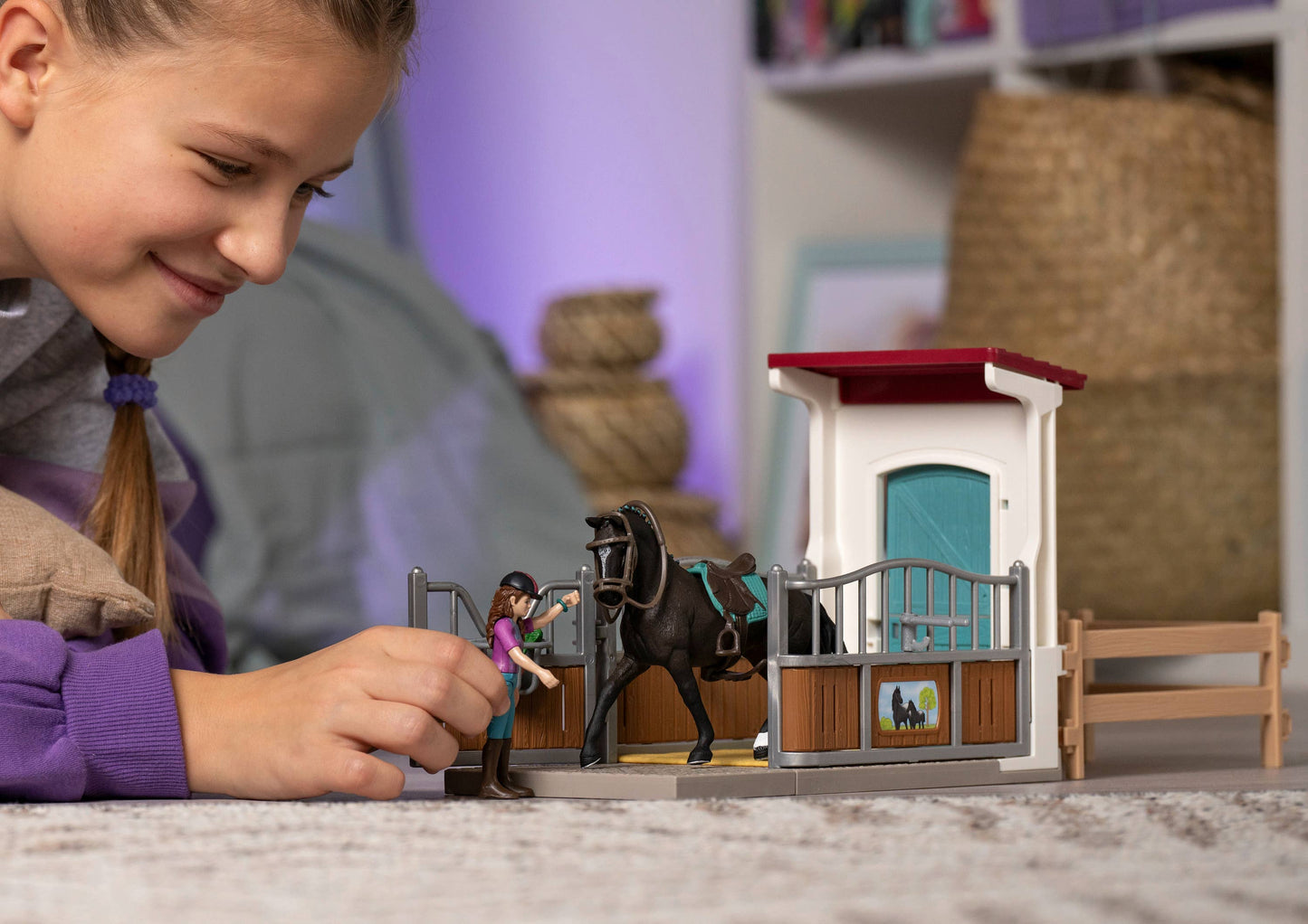 Lisa & Storm Playset with Horse and Rider