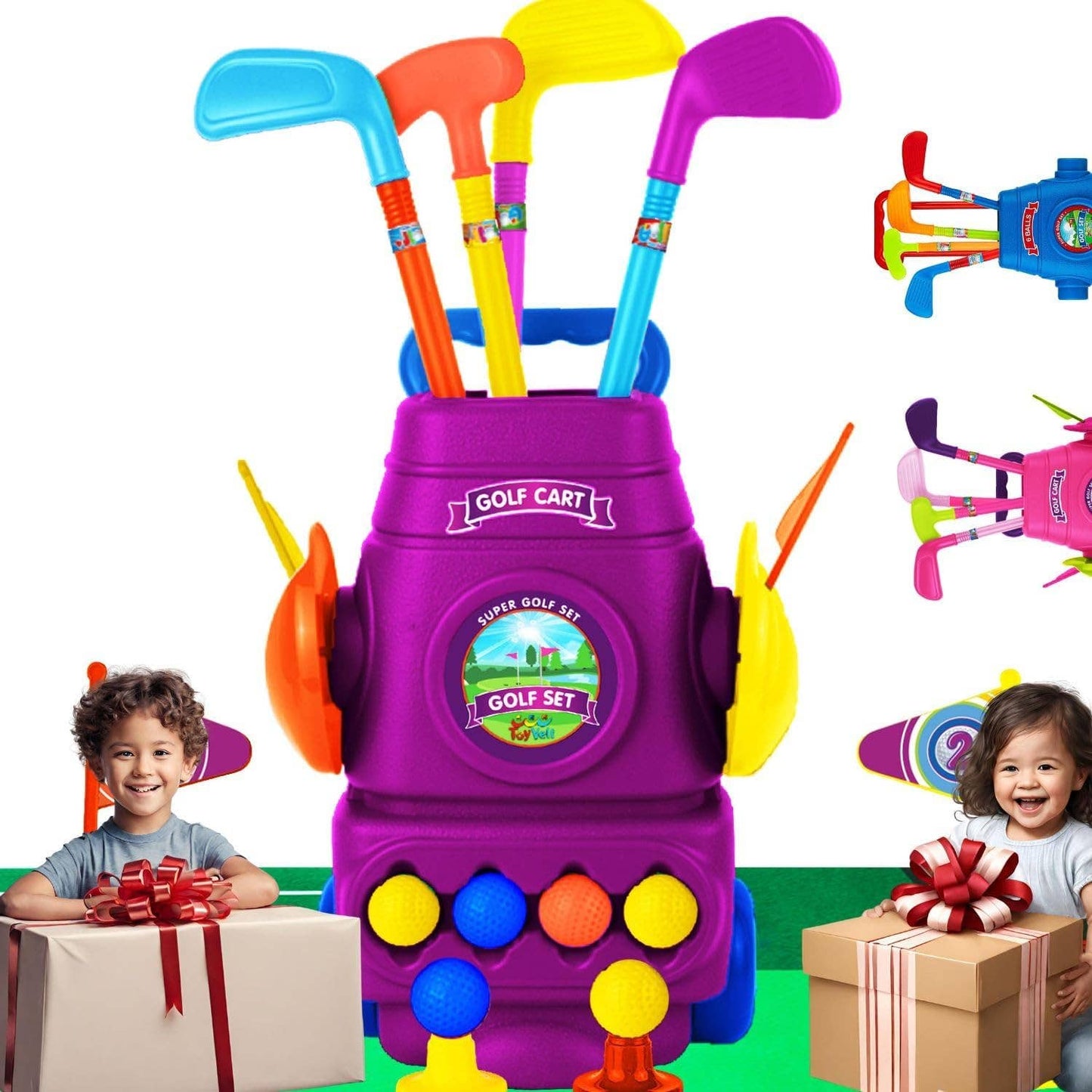 ToyVelt | Kids Golf Set: Pink