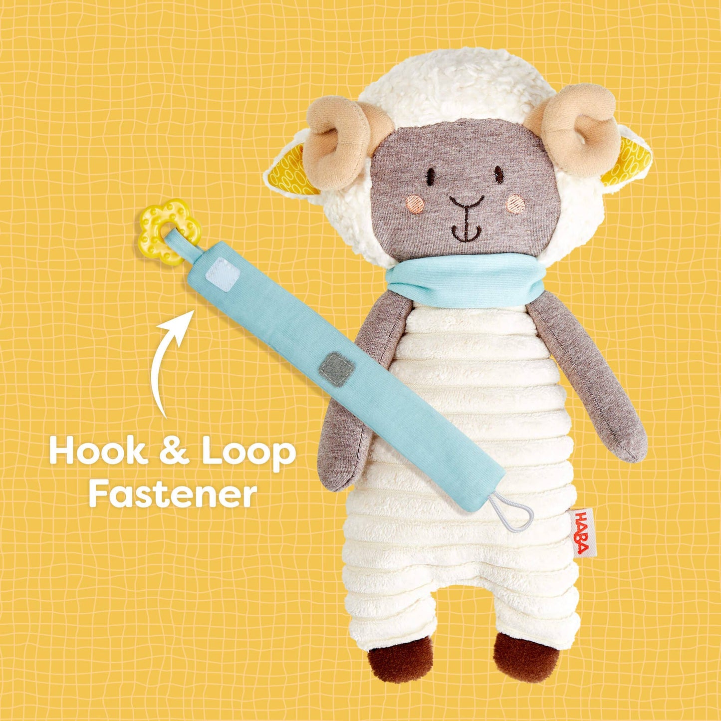 Woolbert the Ram Pacifier Holder