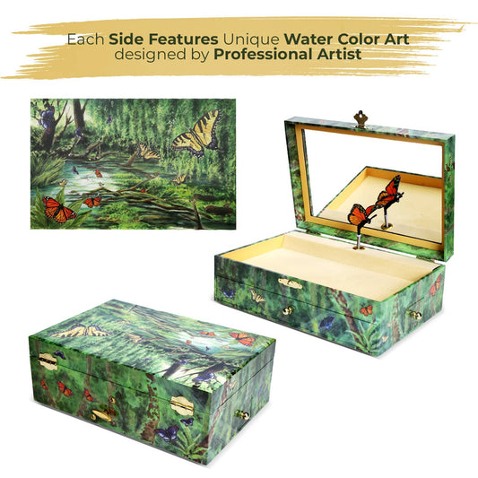 Papillon Butterfly Music Box