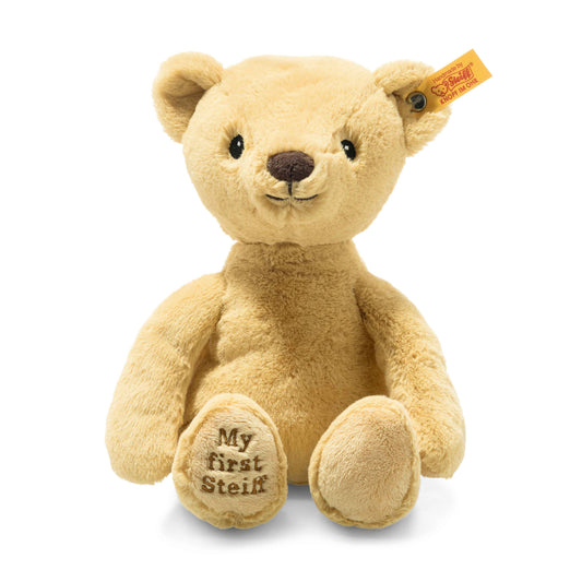 My First Steiff Teddy Bear Beige Baby Toy, 10 Inches