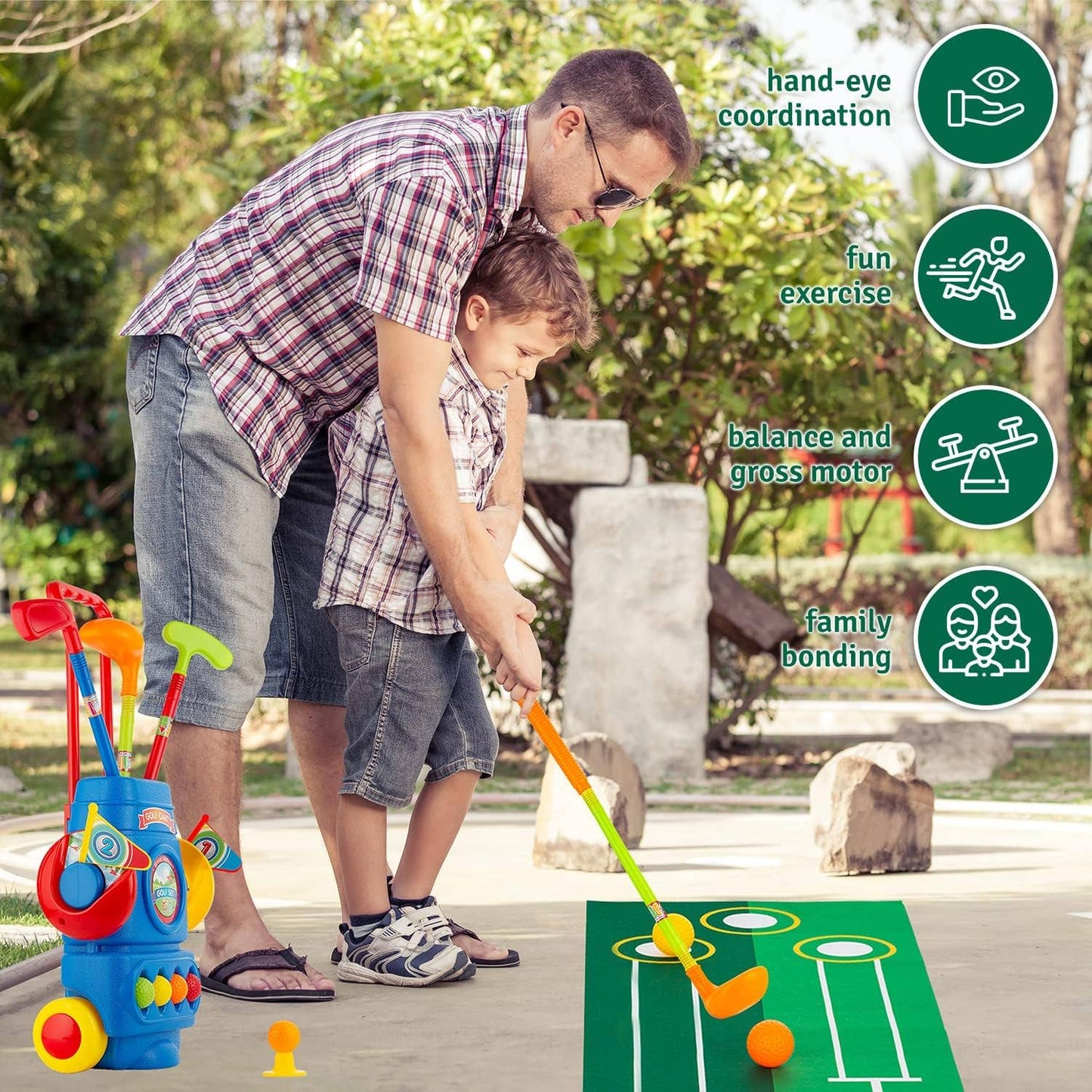 ToyVelt | Kids Golf Set: Pink