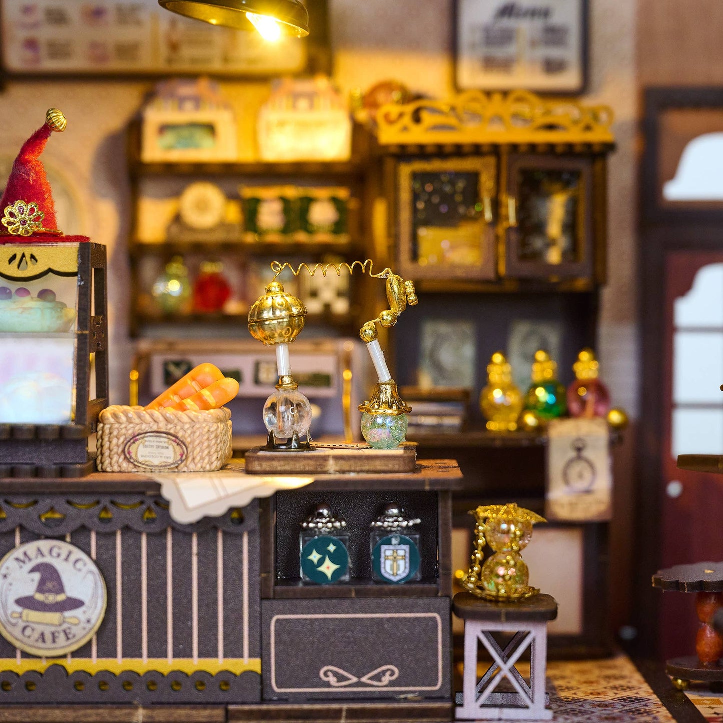 DIY Miniature House Kit: Magic Café