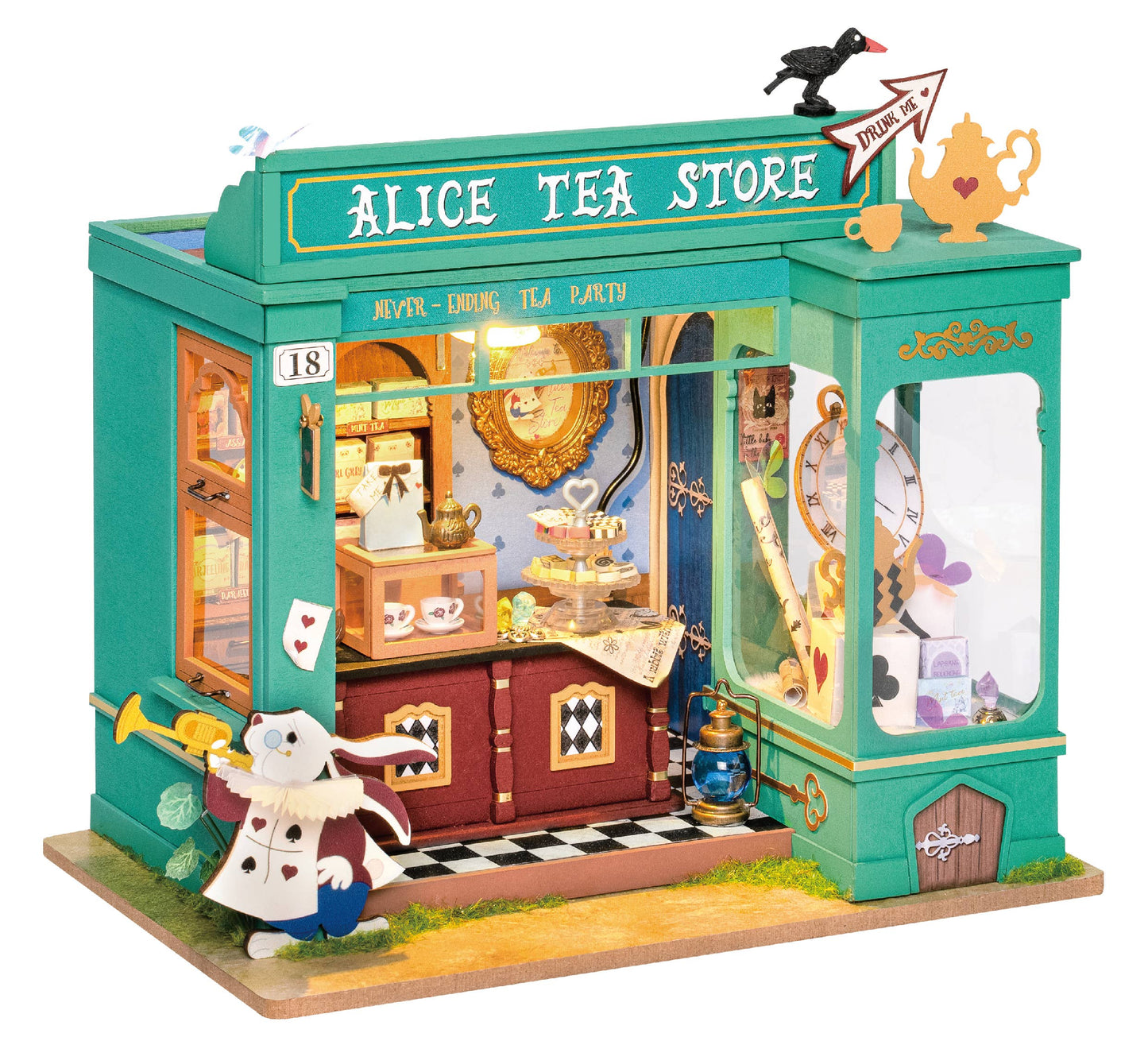Alice's Tea Store DIY Miniature House