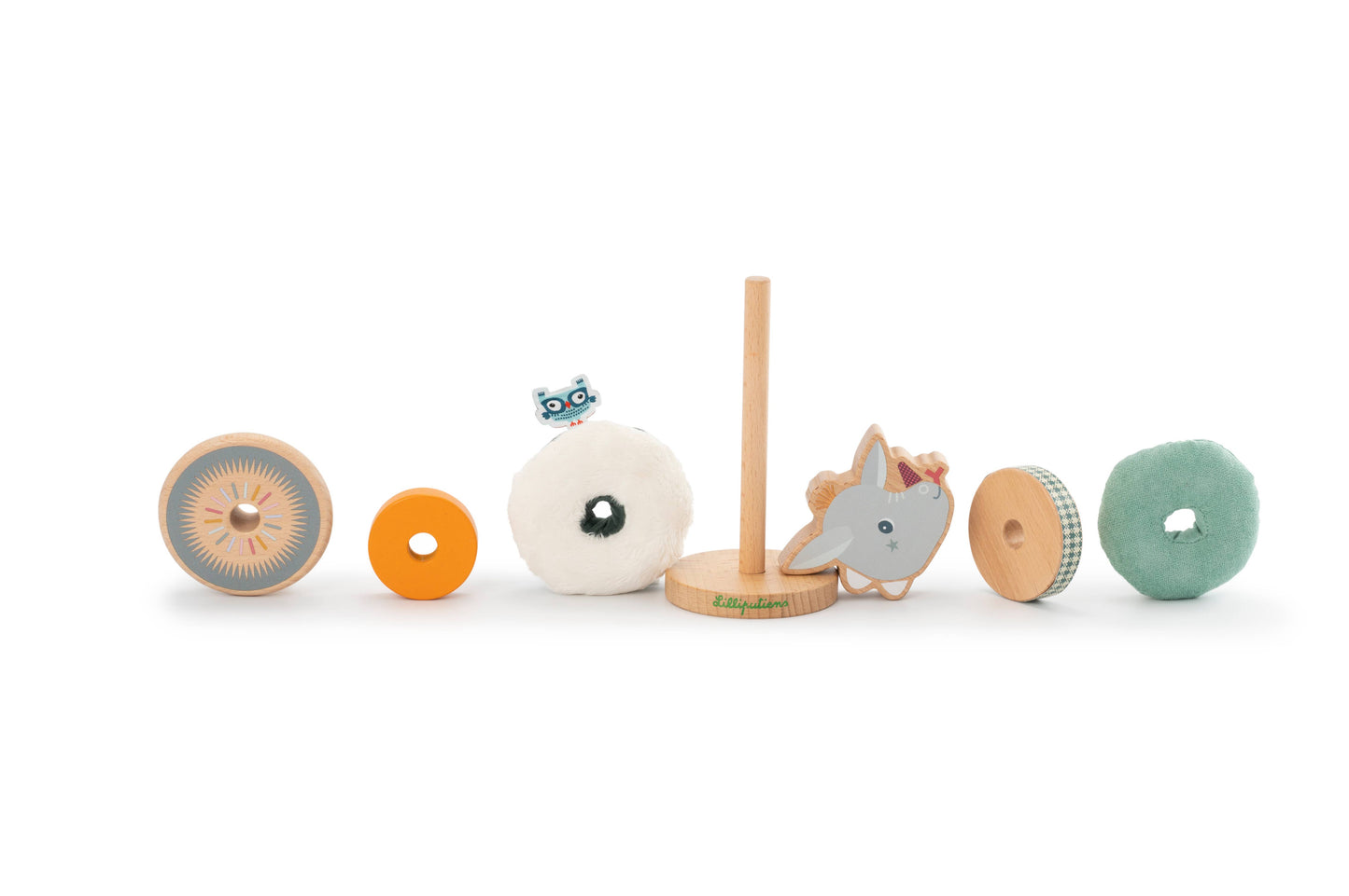 Joe the Dragon | Sensory Stacking Tower | 7 Pieces