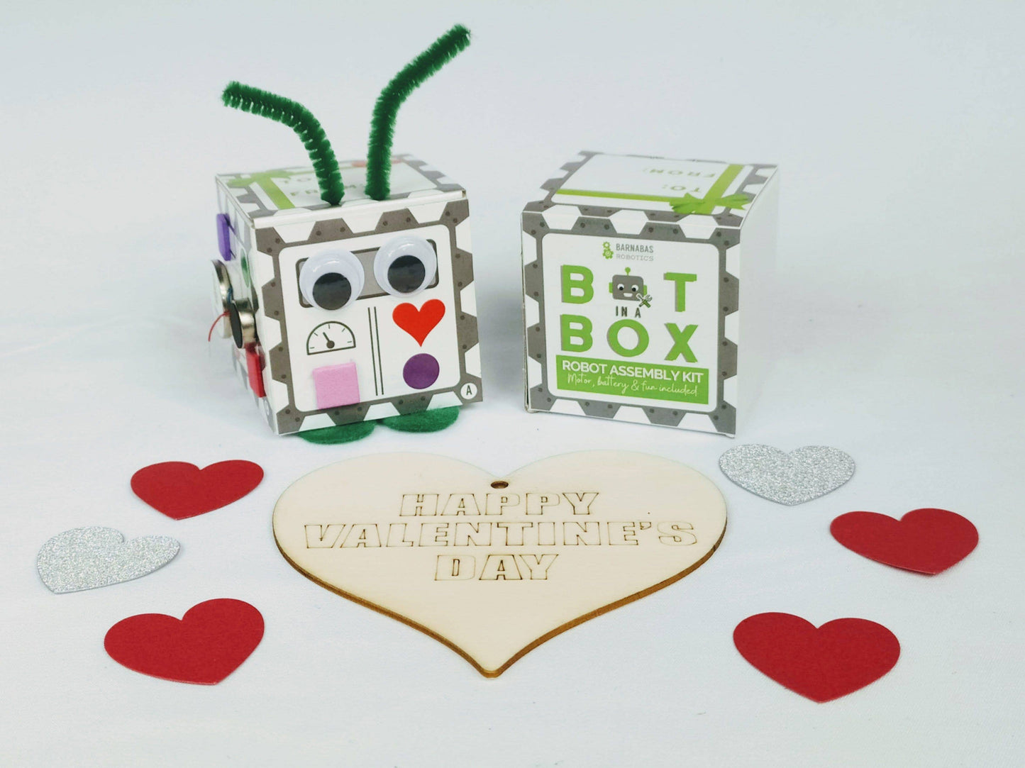 Bot In A Box Craft Robot | Stocking Stuffer | Party Favor: 4-Pack / Classic Edition
