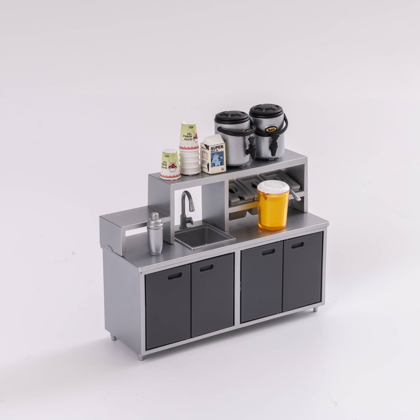 DIY Miniature House Kit: Double Joy Bubble Tea