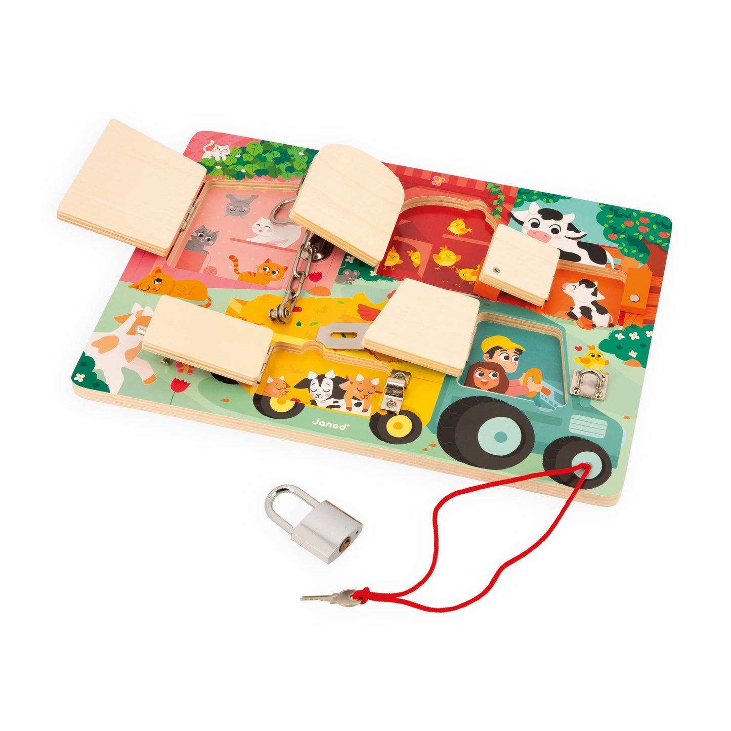 Farm | Padlocks Board | 5 different doors