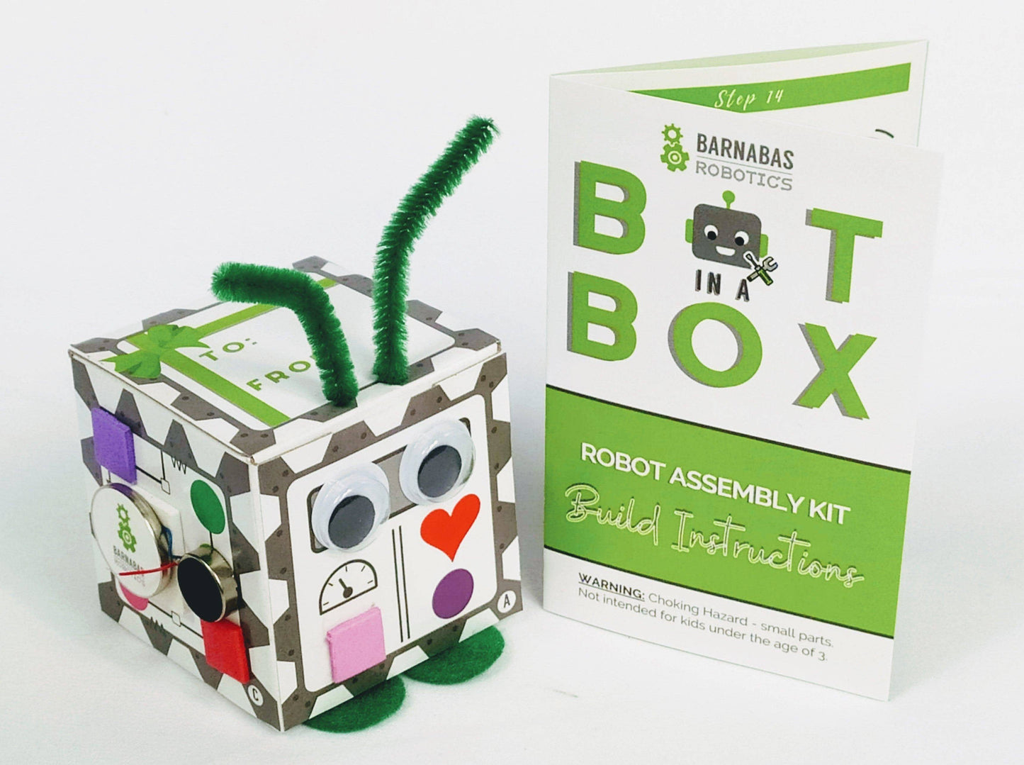 Bot In A Box Craft Robot | Stocking Stuffer | Party Favor: 4-Pack / Classic Edition
