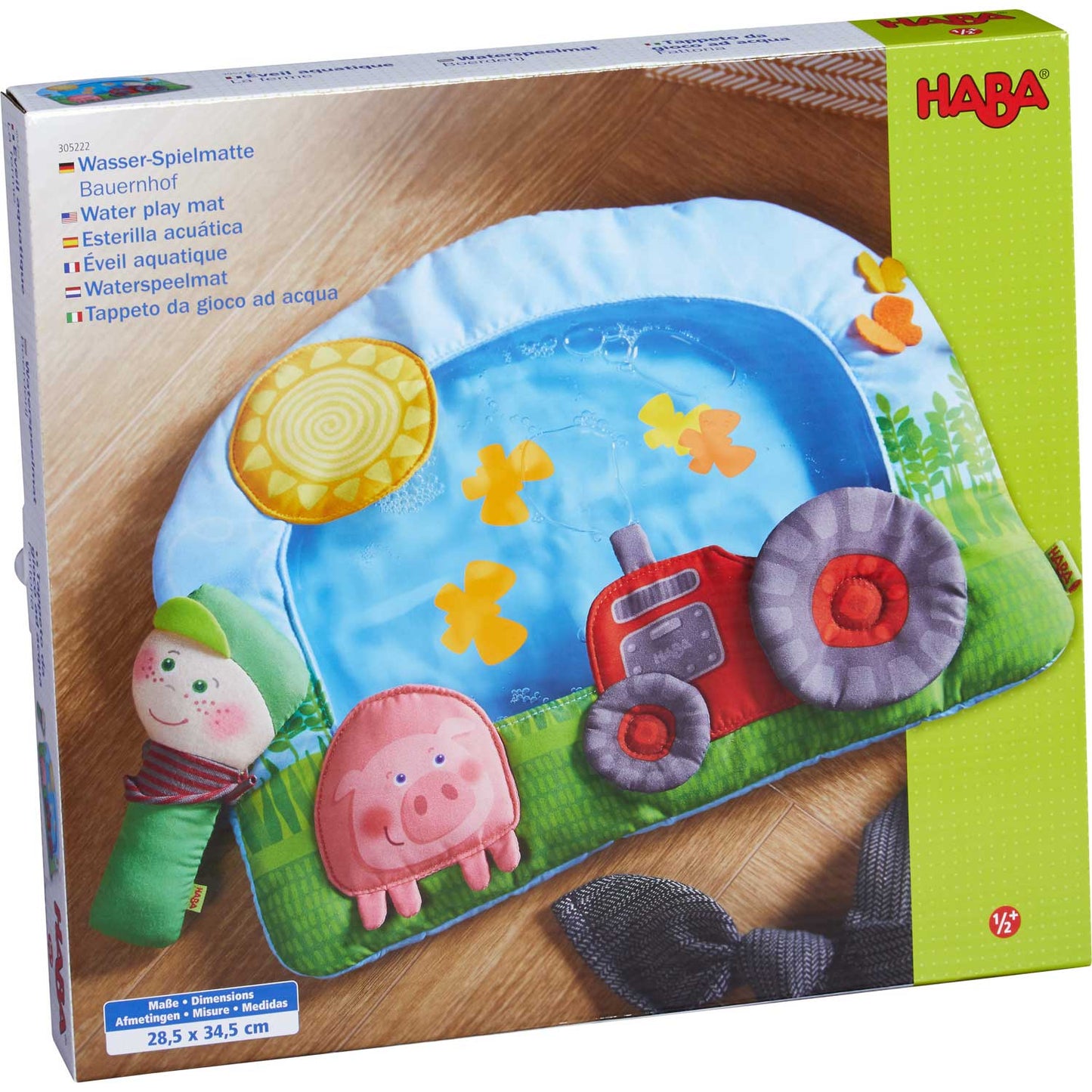 On the Farm Water Play Mat Tummy Time Activity