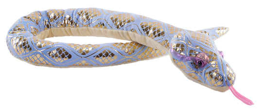 Foilkins-Snake Diamond Blue Stuffed Animal 54"