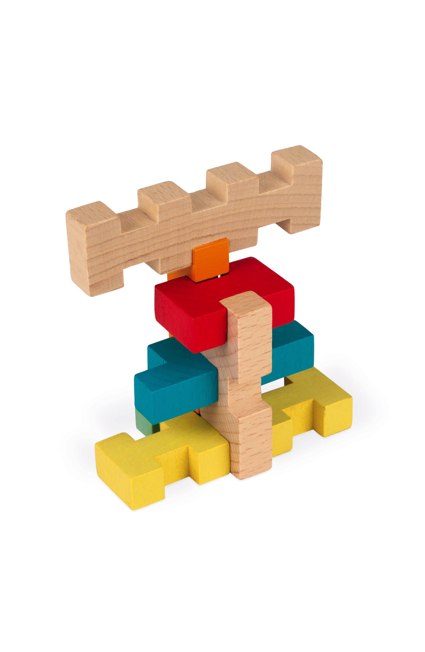 100 piece Construction Set | Wooden Building Kit | Ages 6+