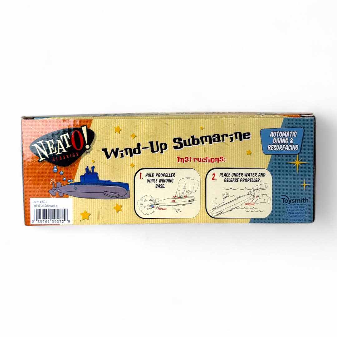 Neato! Classic Toys Wind Up Diving Submarine - Retro