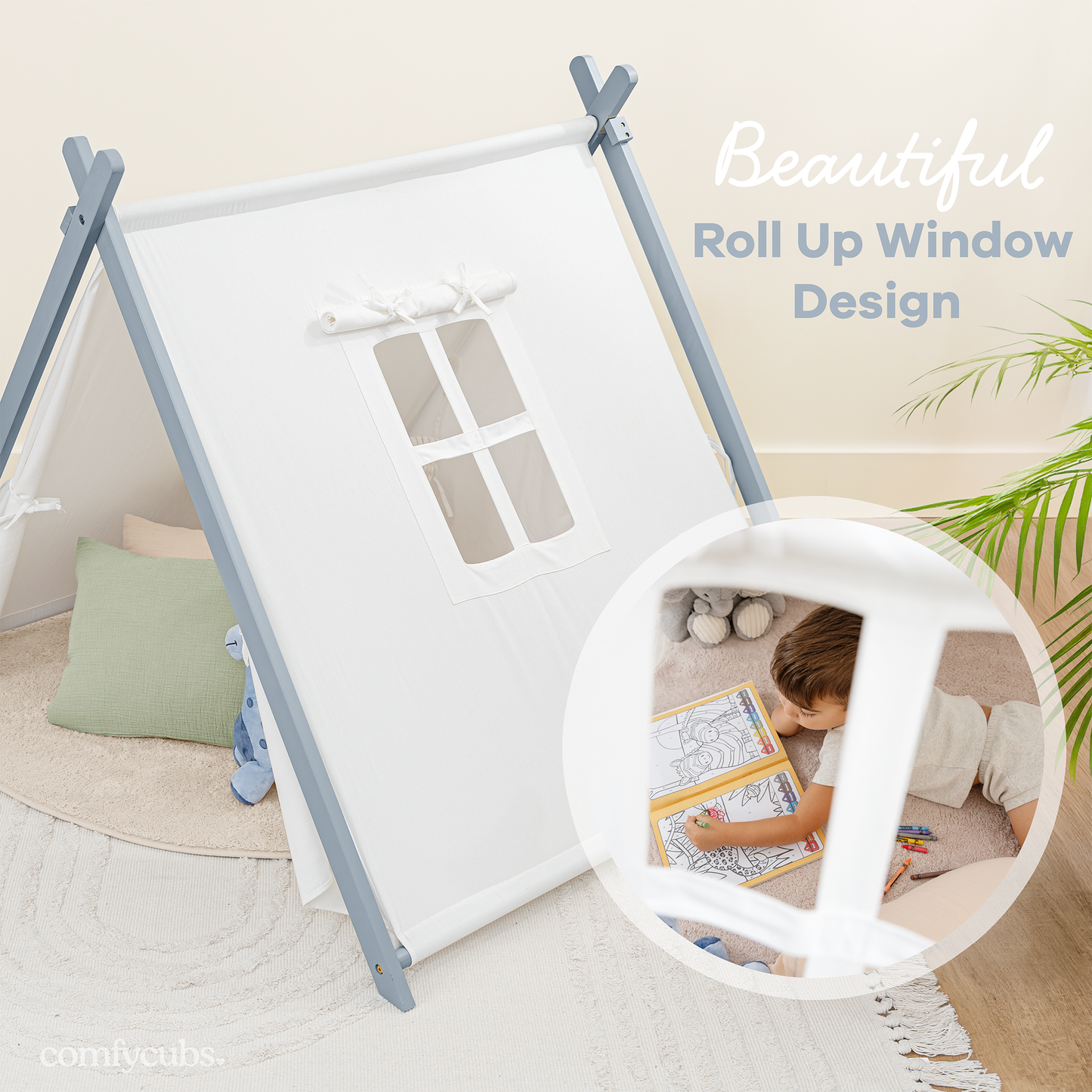 Kids Play Tent by Comfy Cubs: Sage
