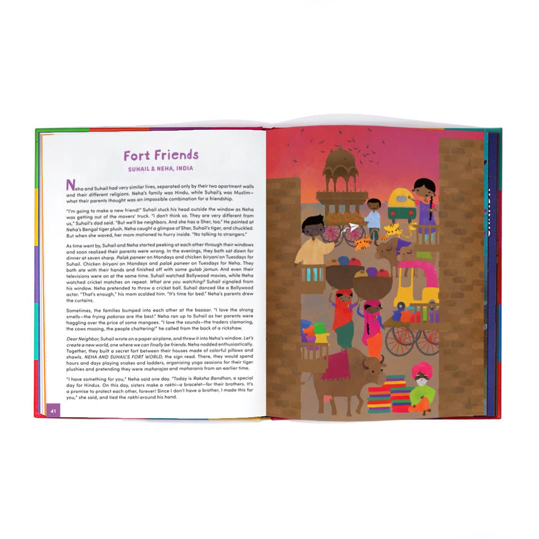 The Book of Cultures with Stickers, Perfect for Book Nooks!