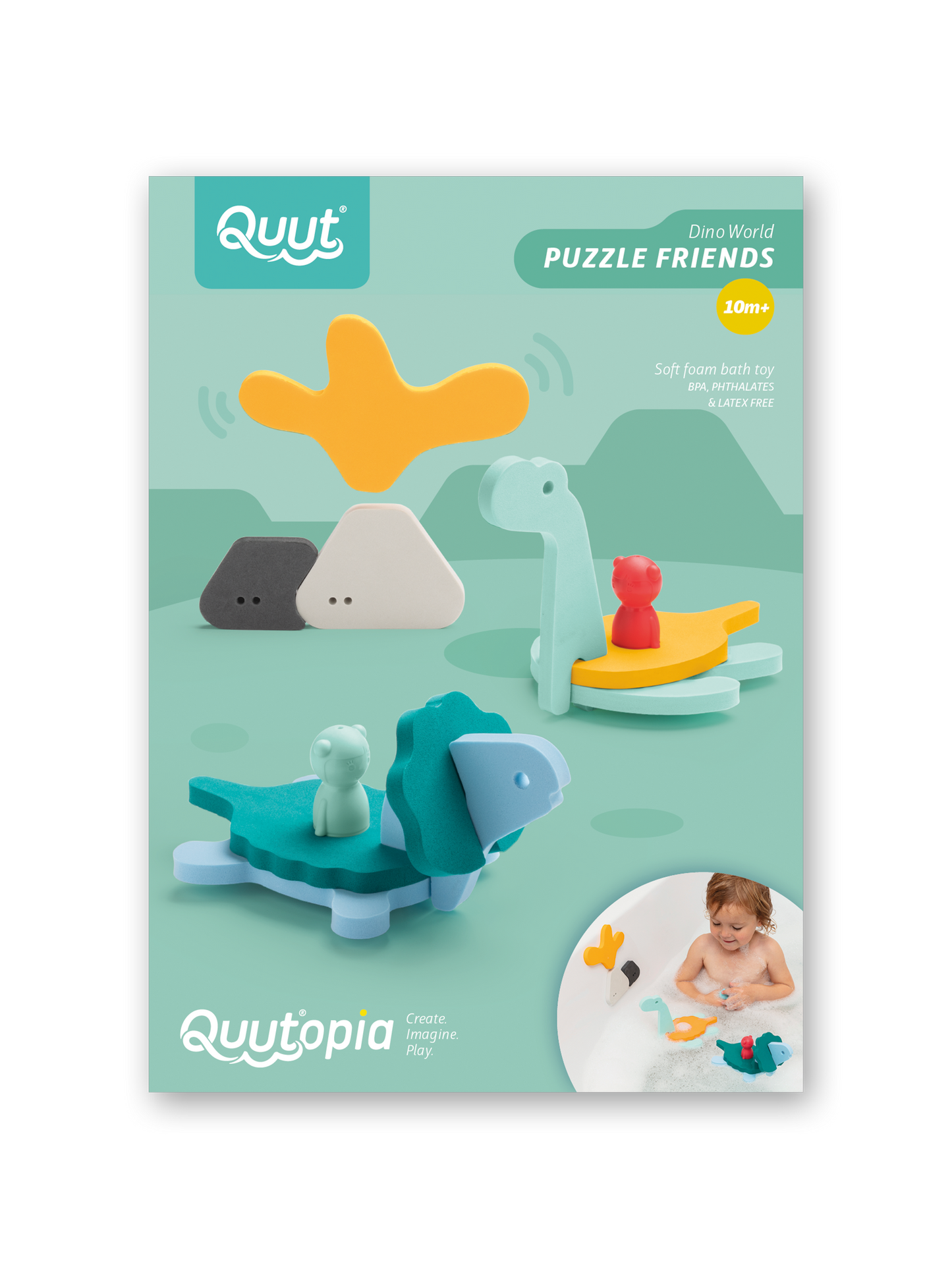 Quut Puzzle Friends - Fun in the Water: Dino World
