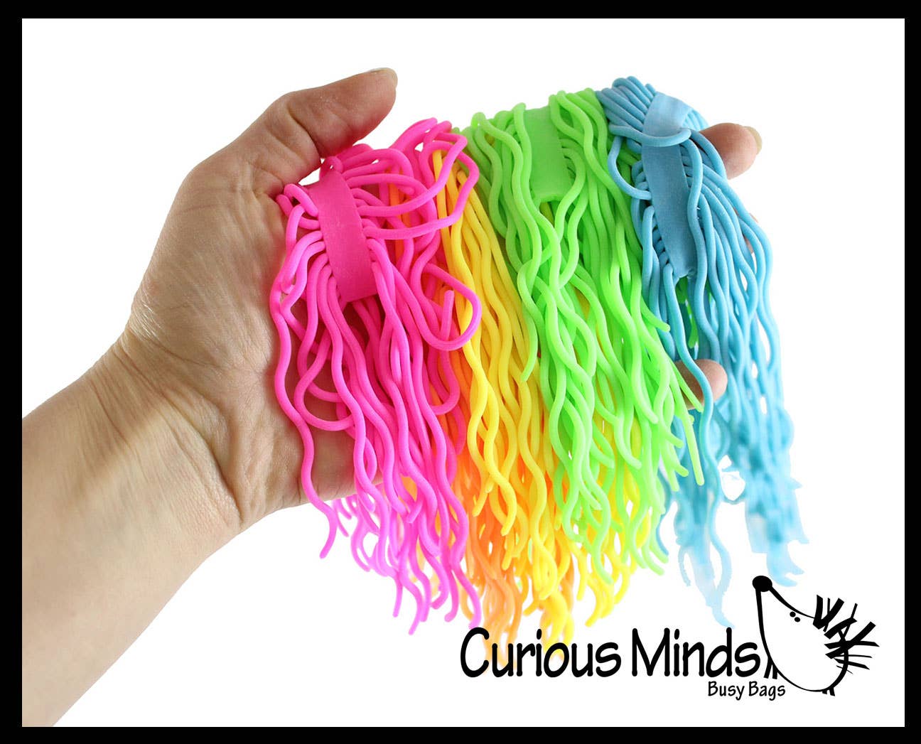 NeeDoh 5 Ramen Stretchy Noodle Strings Fidget Toy - 13" Lo