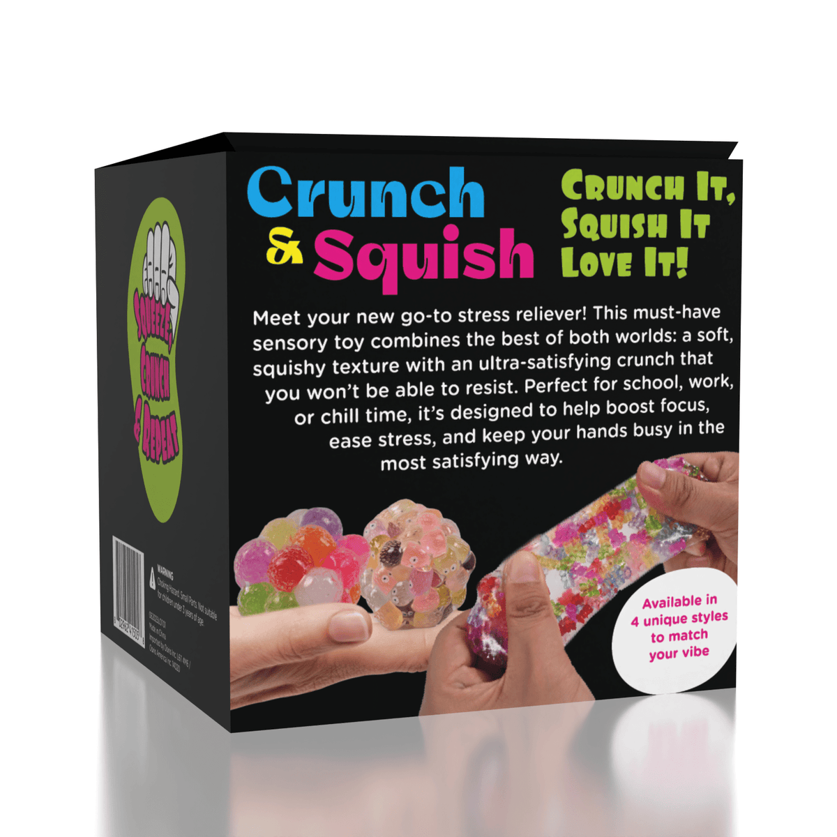 Crunch & Squish Crunchy Squishy Fidget Toy -Candy Series