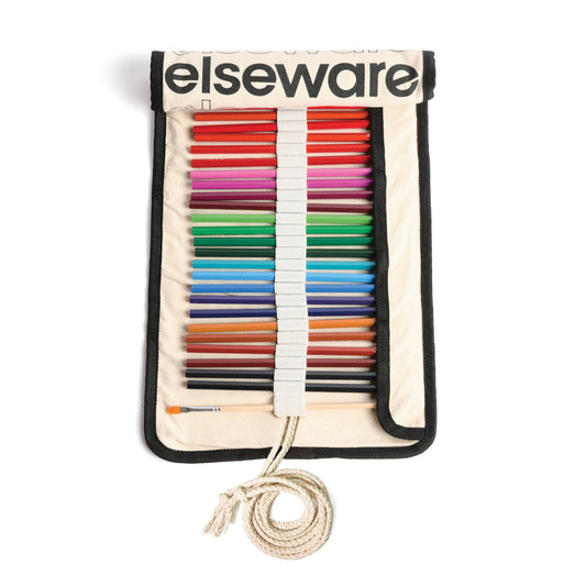 Watercolor Pencils with Canvas Rollup
