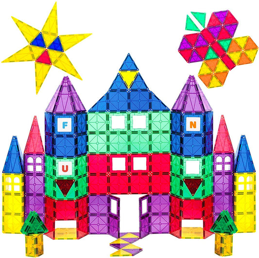 Playmags 100 Piece Building Blocks Magnet Educational Set