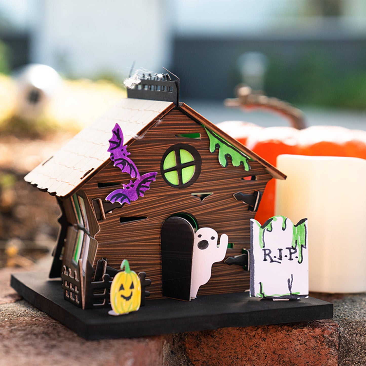Halloween Light Up Haunted House Science Kit for Kids
