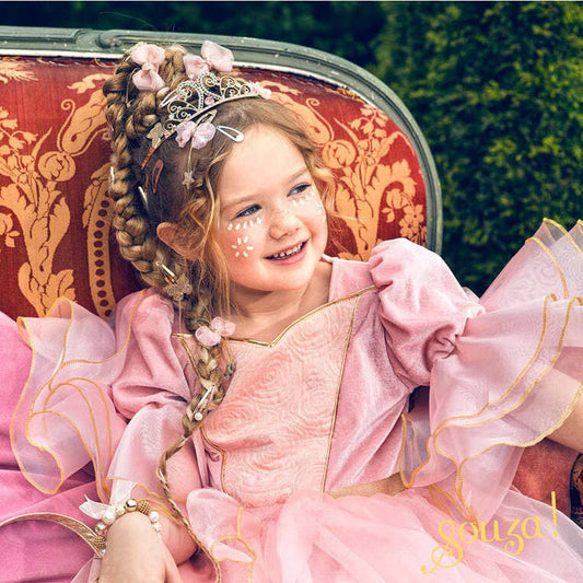 Crown Chapira (gold metal) Costume Accessory for Kids - Carnival & Festive Use