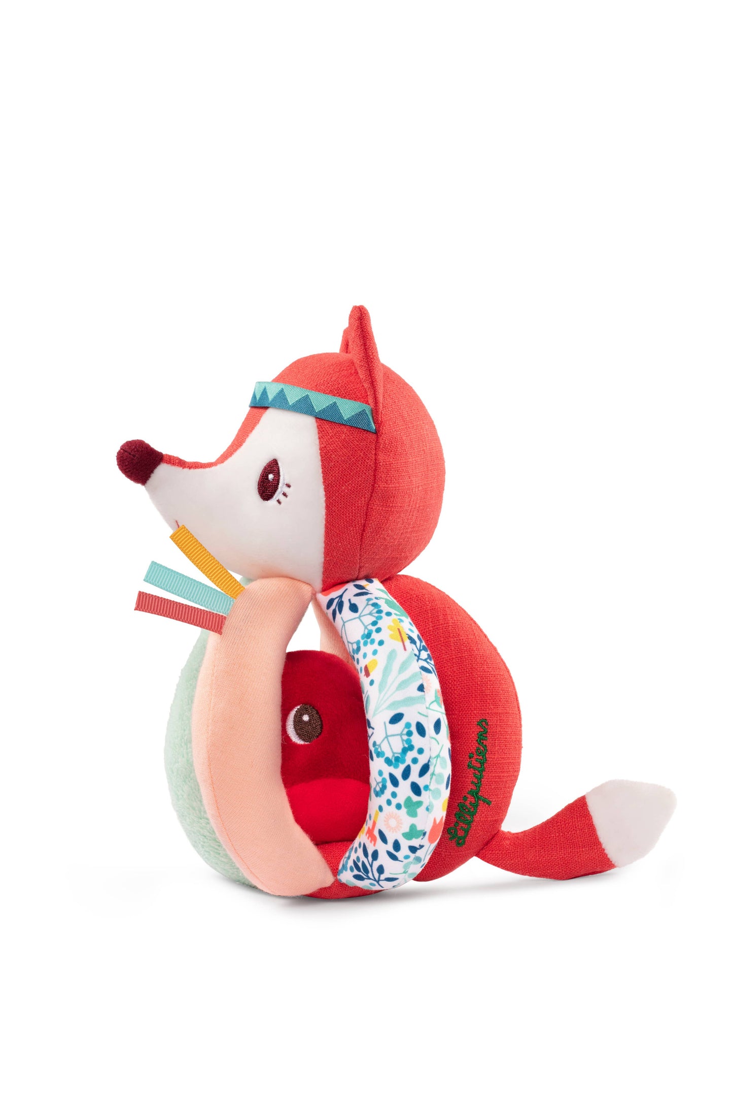Alice The Fox | Plush Activity Rattle with Handles