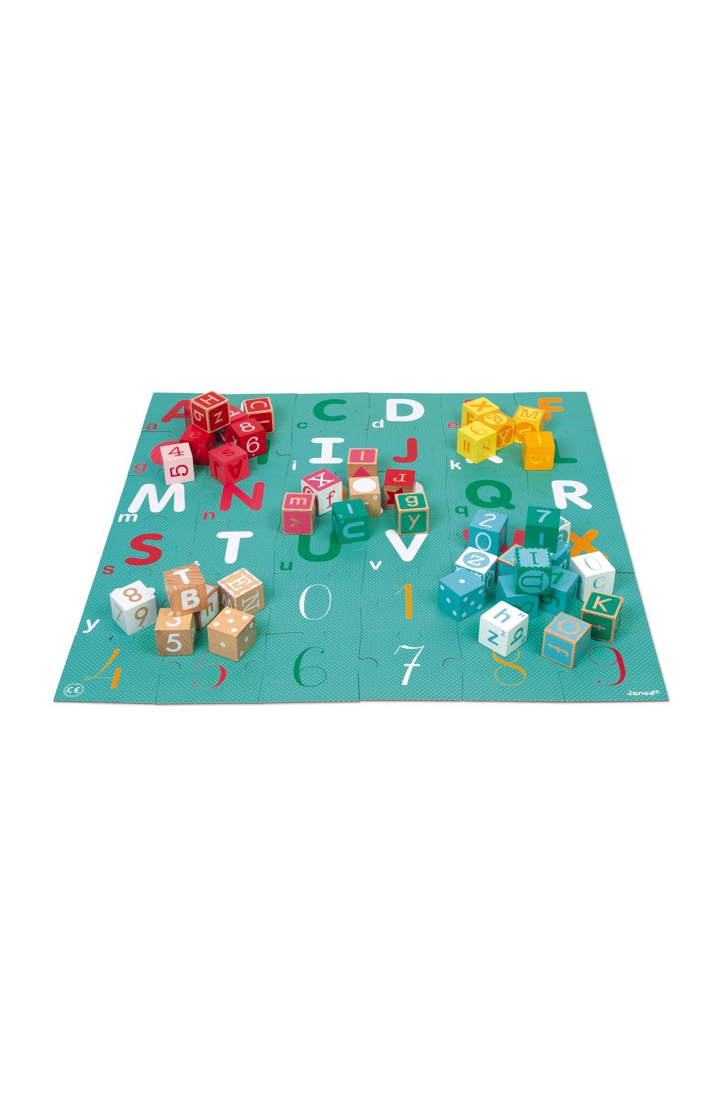 Kubix 40-cube Set + Lettters/numbers Puzzle