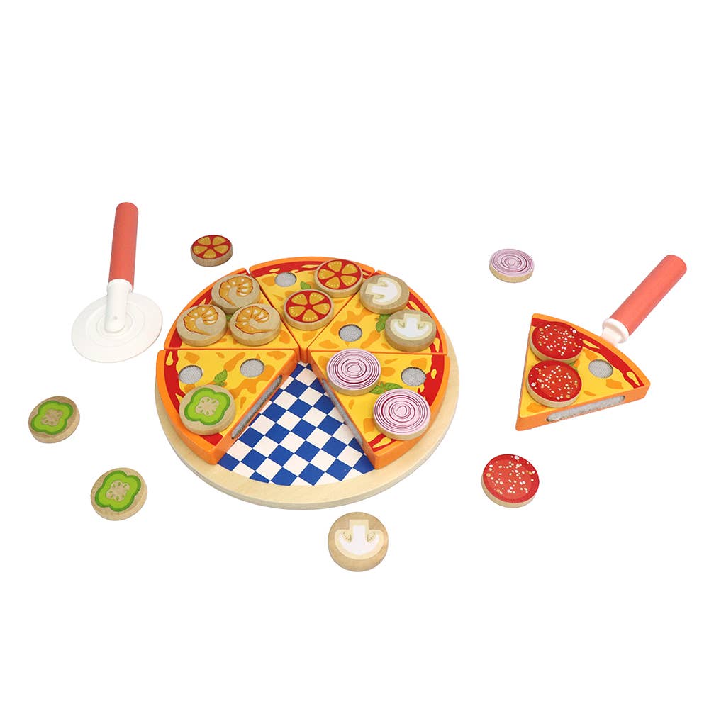 Leo & Friends 27-Piece Kid’s Pizza Toy Set