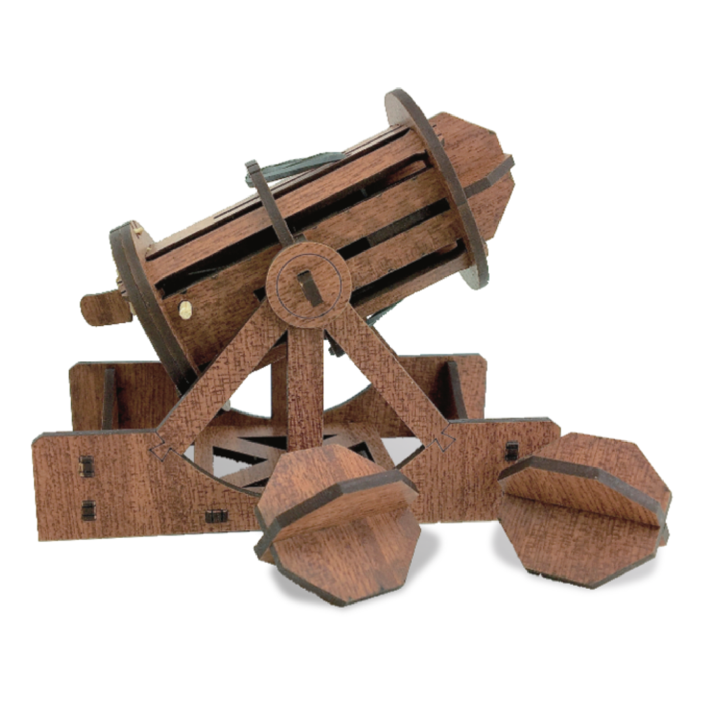 Mini Cannon : Wooden Engineering Model Building Kit
