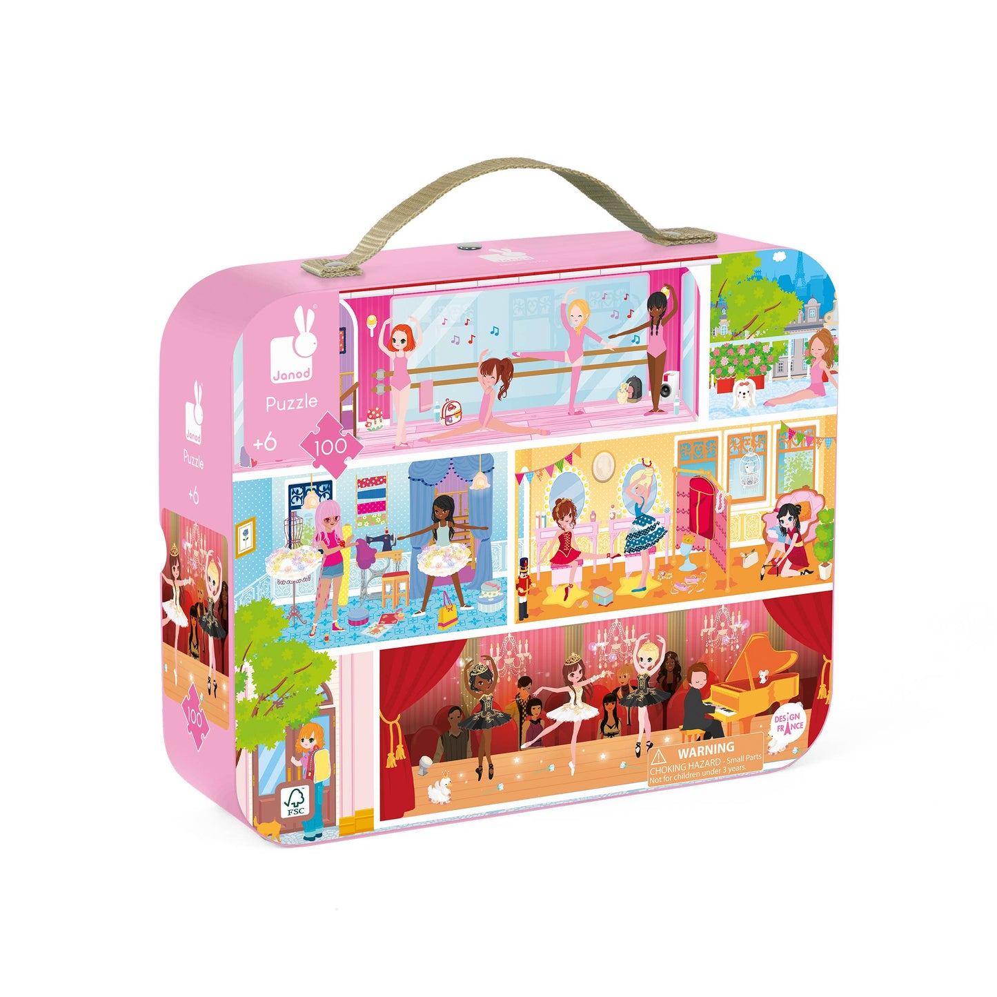 Suitcase Puzzle - Dance Academy - 100 Pieces
