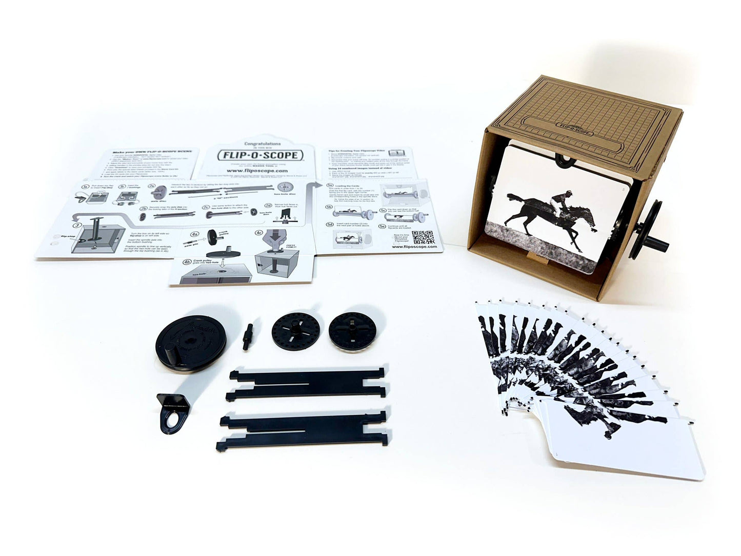 Fliposcope - Galloping Horse DIY FlipBook Machine Keepsake