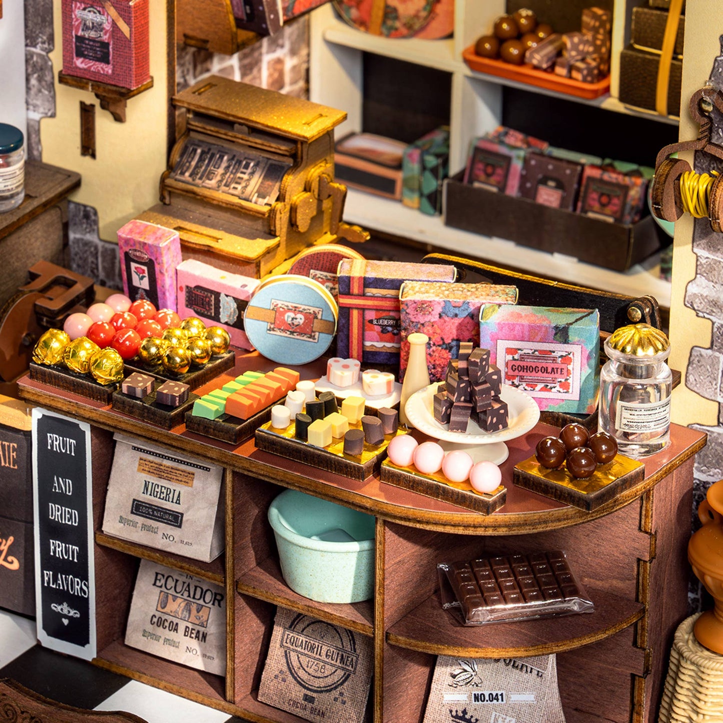 DIY Miniature House Kit: Henry's Chocolate