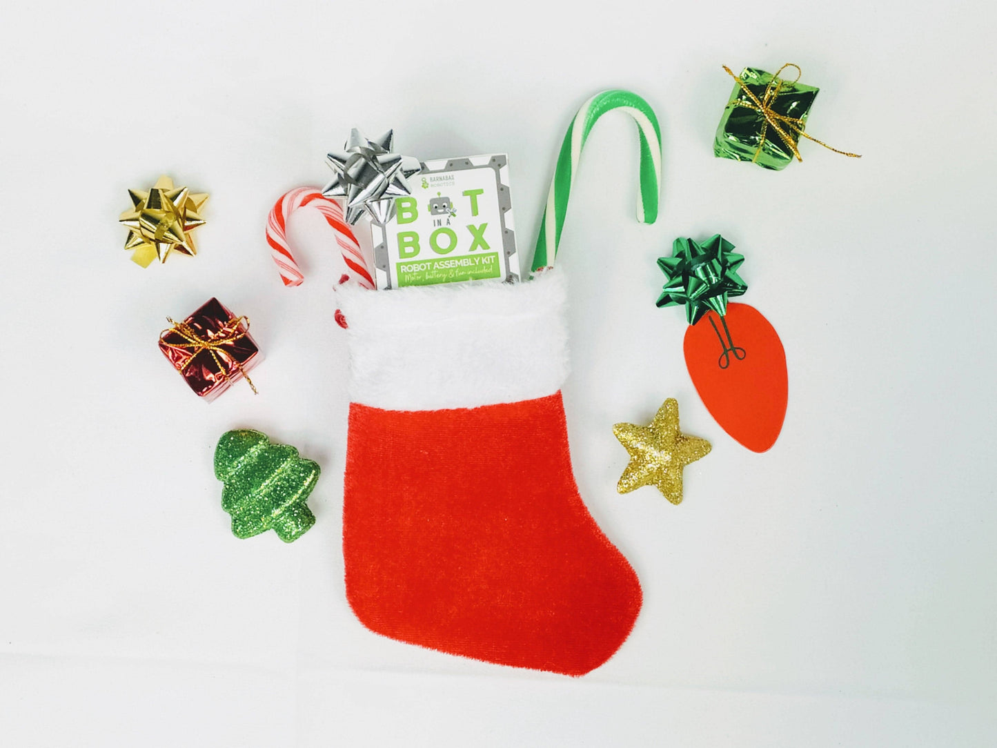 Bot In A Box Craft Robot | Stocking Stuffer | Party Favor: 4-Pack / Classic Edition