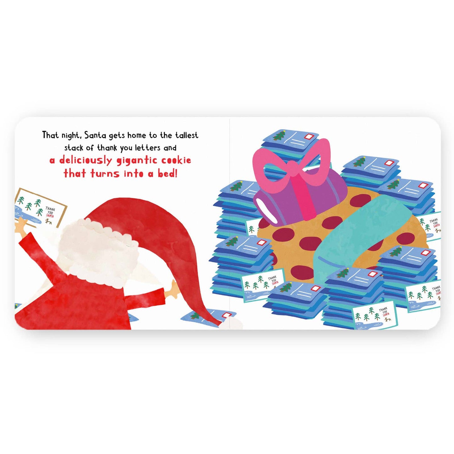 Santa's Busy Christmas | Christmas Board Book For Kids