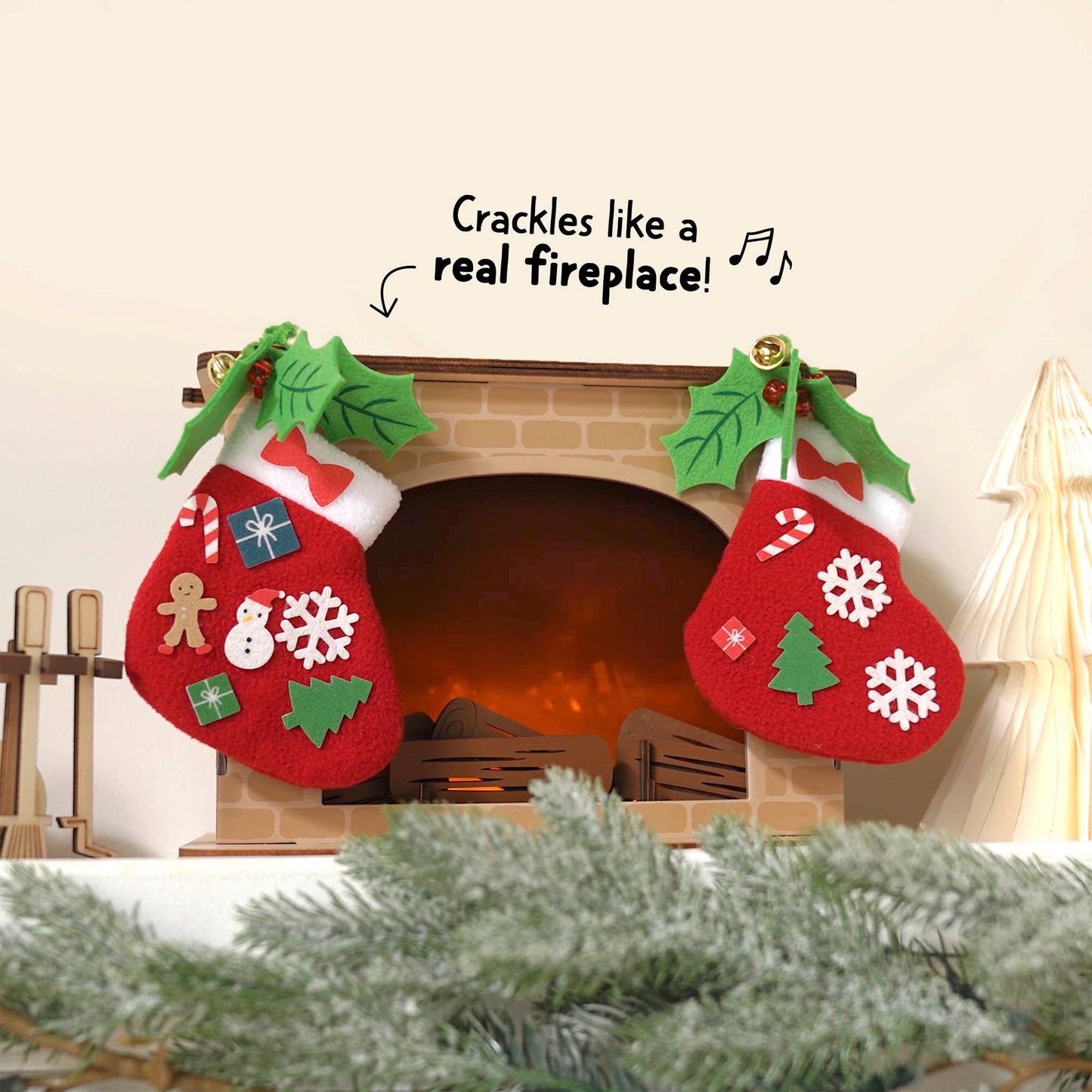 Cozy Glowing Fireplace Science Kit for Kids