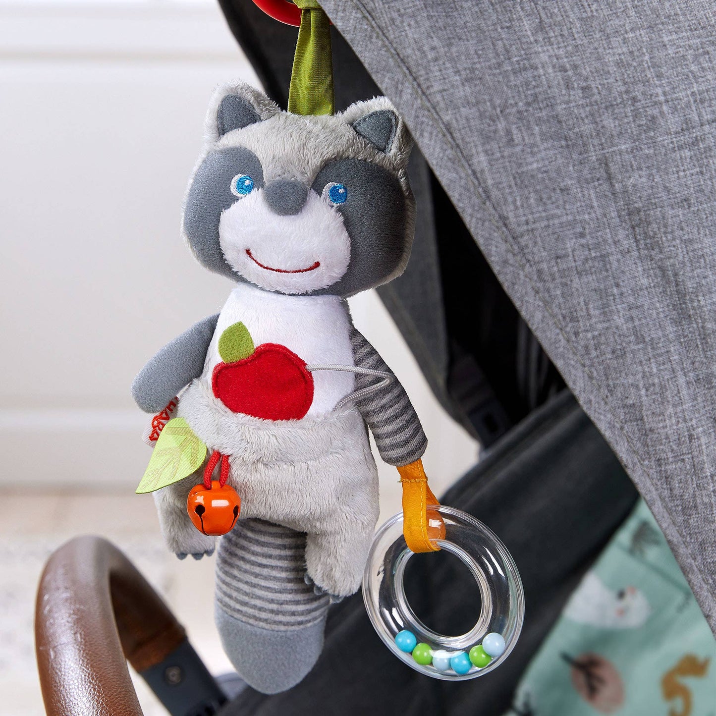Willie Raccoon Dangling Soft Figure