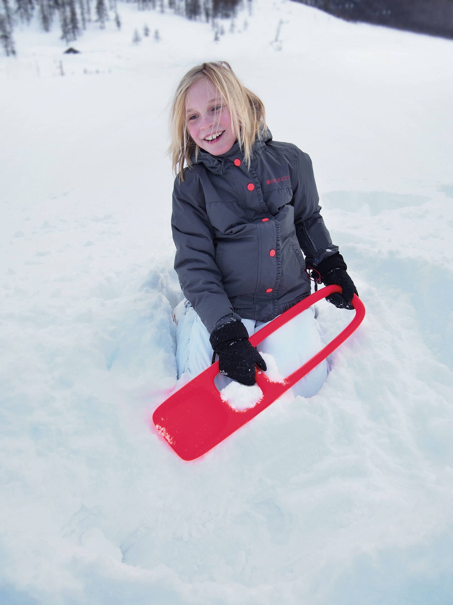 Quut Scoppi – Kids Snow & Sand Shovel with Easy Grip: Lavender