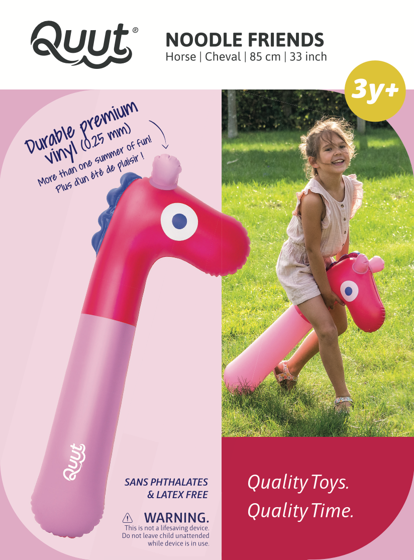 Quut Noodle Friends - Dino, Giraffe and Horse! Pool Toy: Giraffe