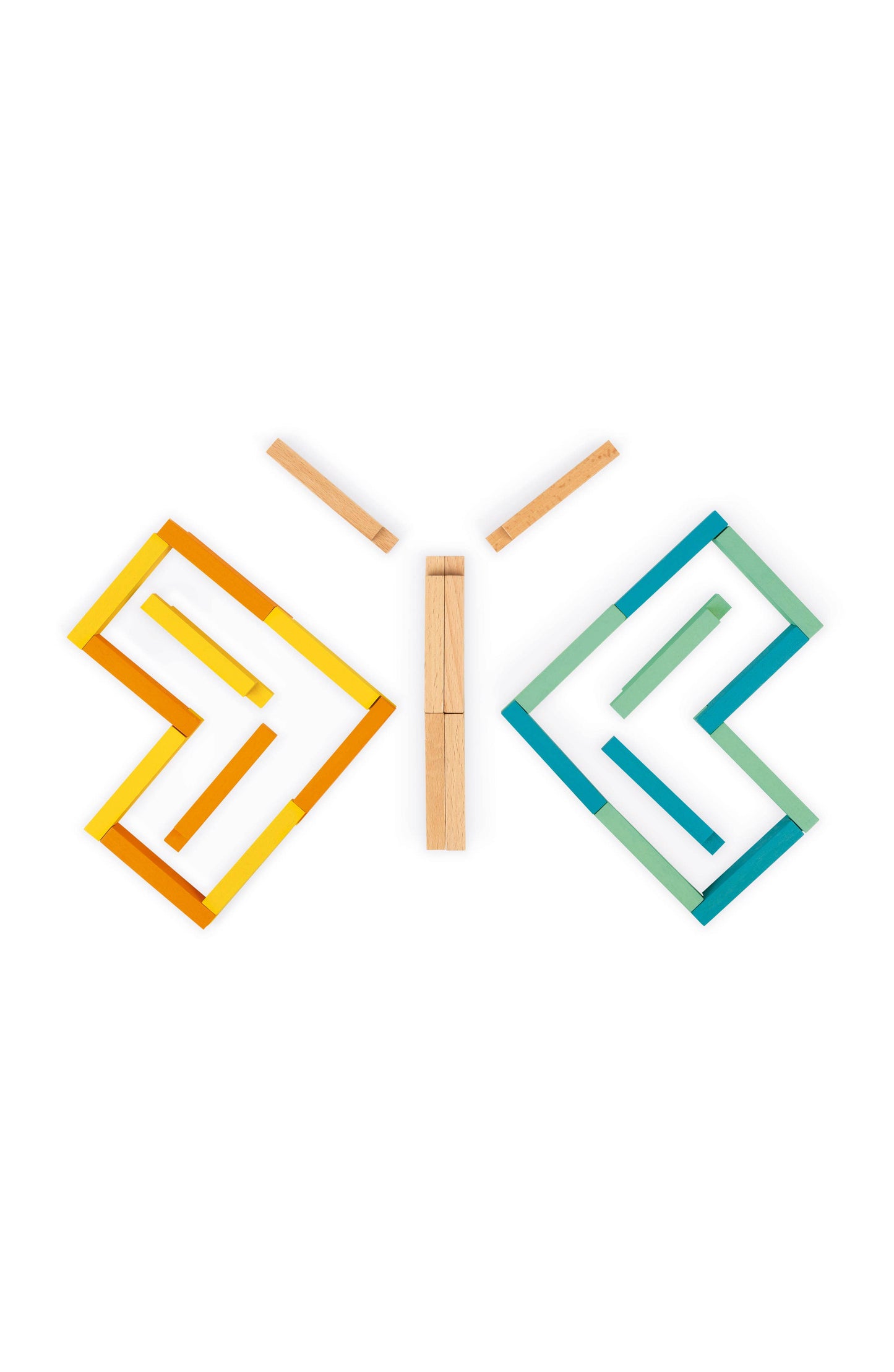 100 piece Construction Set | Wooden Building Kit | Ages 6+