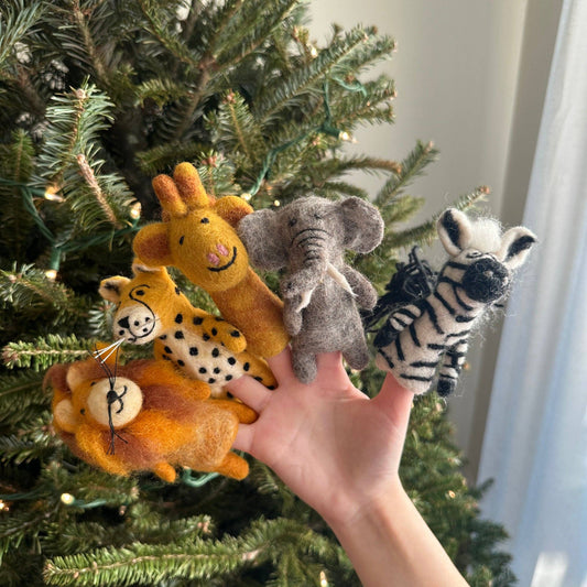 Handmade Wool Finger Puppet